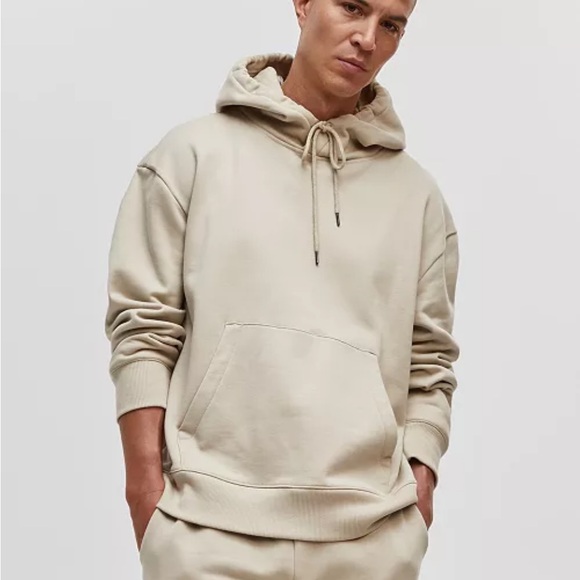 Men's Cream Hoodie MODE OF ONE - Picture 2 of 4